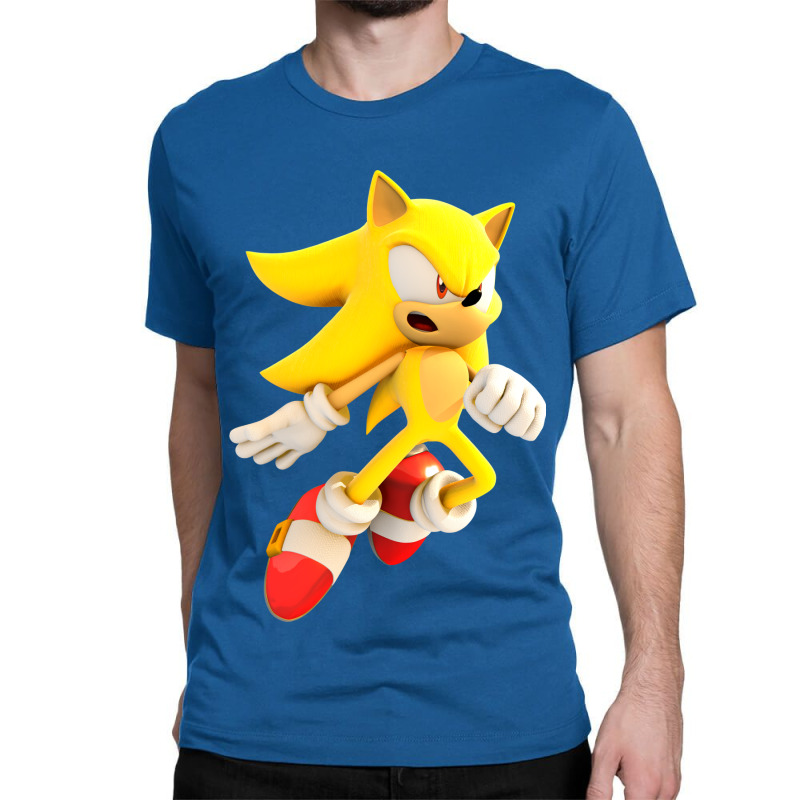 Yellow Hedgehog Jumps Aside Classic T-shirt by BobbieJLopez | Artistshot