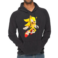 Yellow Hedgehog Jumps Aside Vintage Hoodie | Artistshot