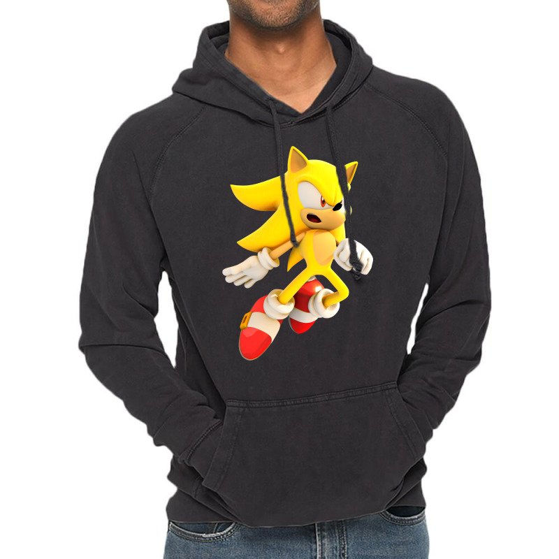 Yellow Hedgehog Jumps Aside Vintage Hoodie by BobbieJLopez | Artistshot