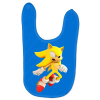 Yellow Hedgehog Jumps Aside Baby Bibs | Artistshot