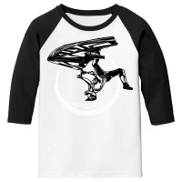 Water Jet Skier Back Flip Design Summer Gift   Jet Ski Pullover Hoodie Youth 3/4 Sleeve | Artistshot