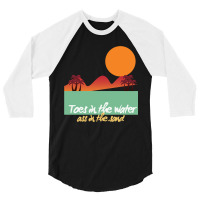 Toes In The Water 3/4 Sleeve Shirt | Artistshot