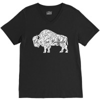 Lets Go Buffalo Shirt New York Buffalo Sports Fan Buffalo T Shirt V-neck Tee | Artistshot