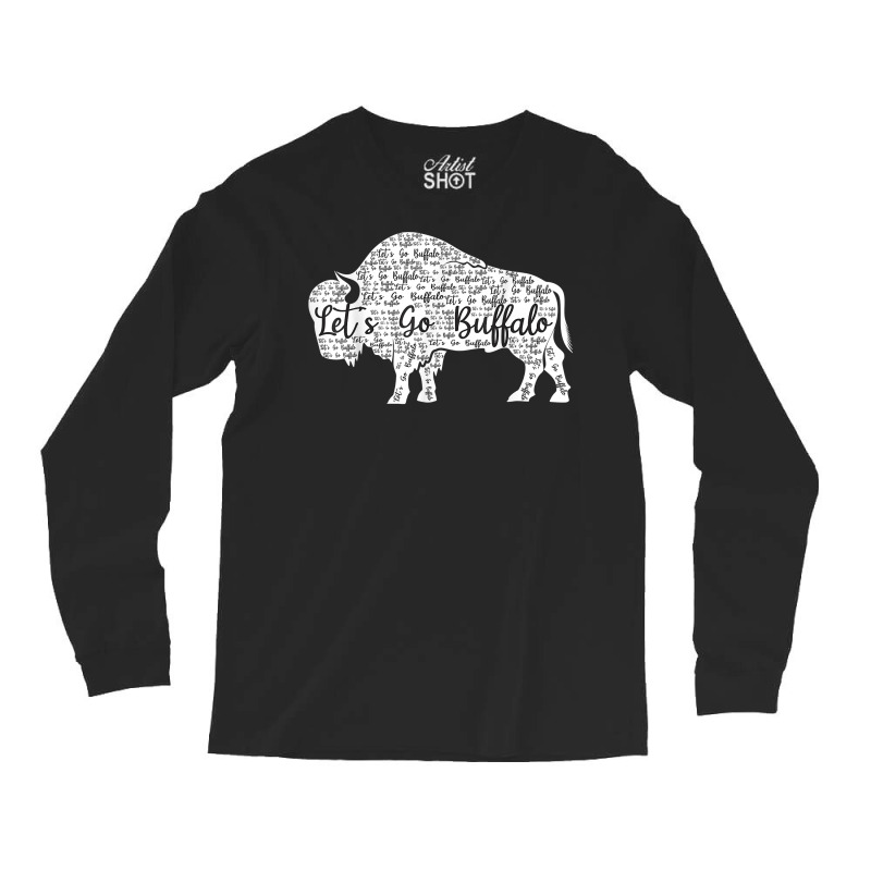 Lets Go Buffalo Shirt New York Buffalo Sports Fan Buffalo T Shirt Long Sleeve Shirts | Artistshot