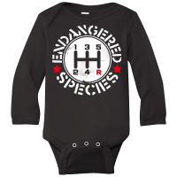 Manual Transmission Endangered Species Long Sleeve Baby Bodysuit | Artistshot