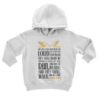 Isiah 4031, Run & Not Get Weary T. Shirt Toddler Hoodie | Artistshot