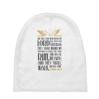 Isiah 4031, Run & Not Get Weary T. Shirt Baby Beanies | Artistshot