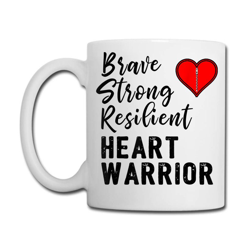 Heart Warrior Chd Awareness Brave Strong Resilient Shirt T Shirt Coffee Mug | Artistshot