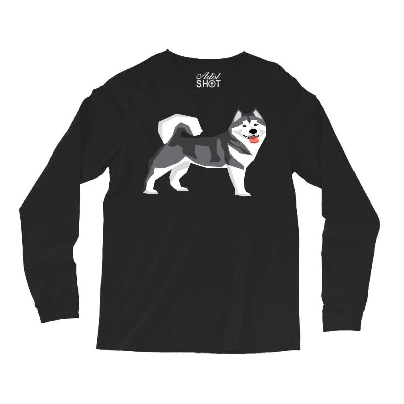 Malamute Wolf Alaskan Husky Siberian Husky Hoodie Long Sleeve Shirts | Artistshot