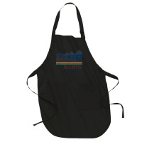 Maldives Bungalow Villas Retro T Shirt Full-length Apron | Artistshot