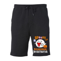 Boo Halloween Costume Spooky Paranormal Investigator T Shirt Fleece Short | Artistshot