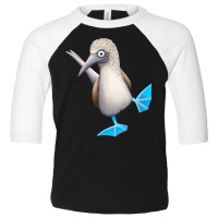 Fancy Dancing Sea Bird Funky Blue Foot Booby T Shirt Toddler 3/4 Sleeve Tee | Artistshot