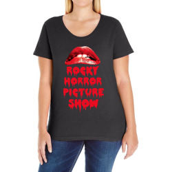 Show Lips Ladies Curvy T-shirt 