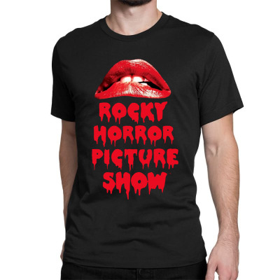 Rocky Horror Picture Show Lips Classic T-shirt Designed By Ande Ande Lumut