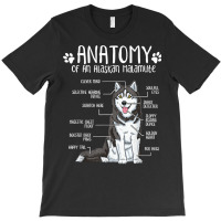 Funny Anatomy Alaskan Malamute Dog Lover T Shirt T-shirt | Artistshot