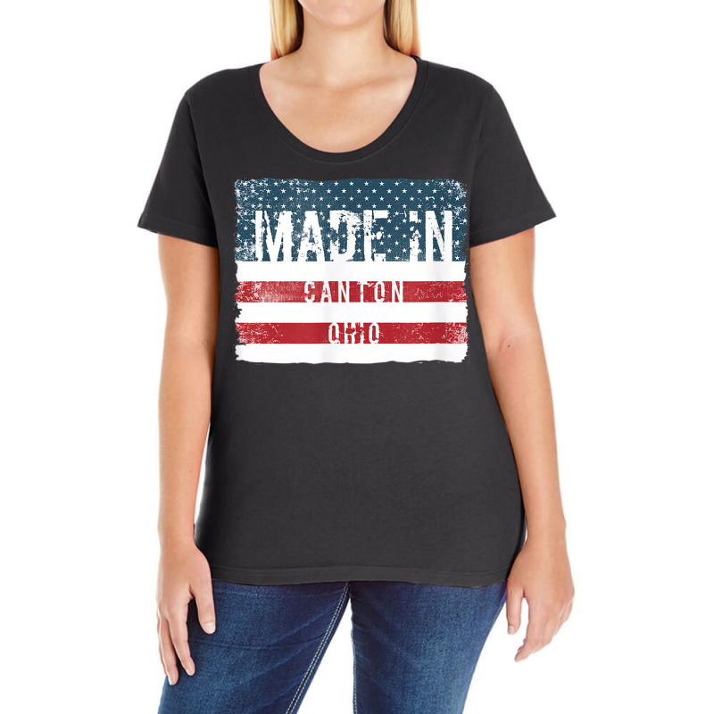 Made In Canton, Ohio T Shirt Ladies Curvy T-shirt | Artistshot