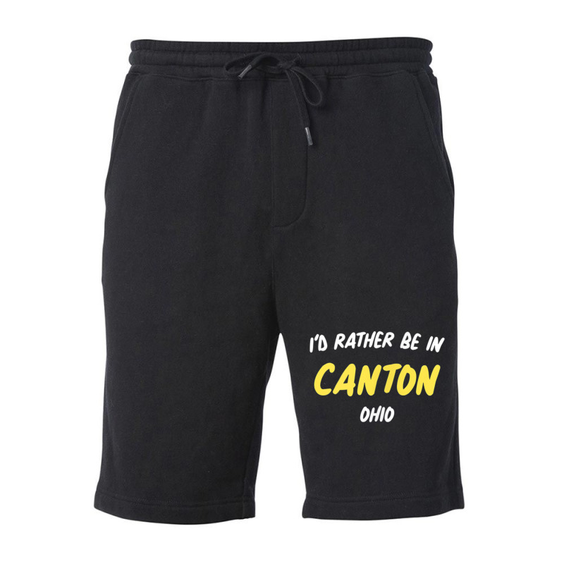 Mississippi  I'd Rather Be In Canton, Mississippi T Shirt Fleece Short | Artistshot