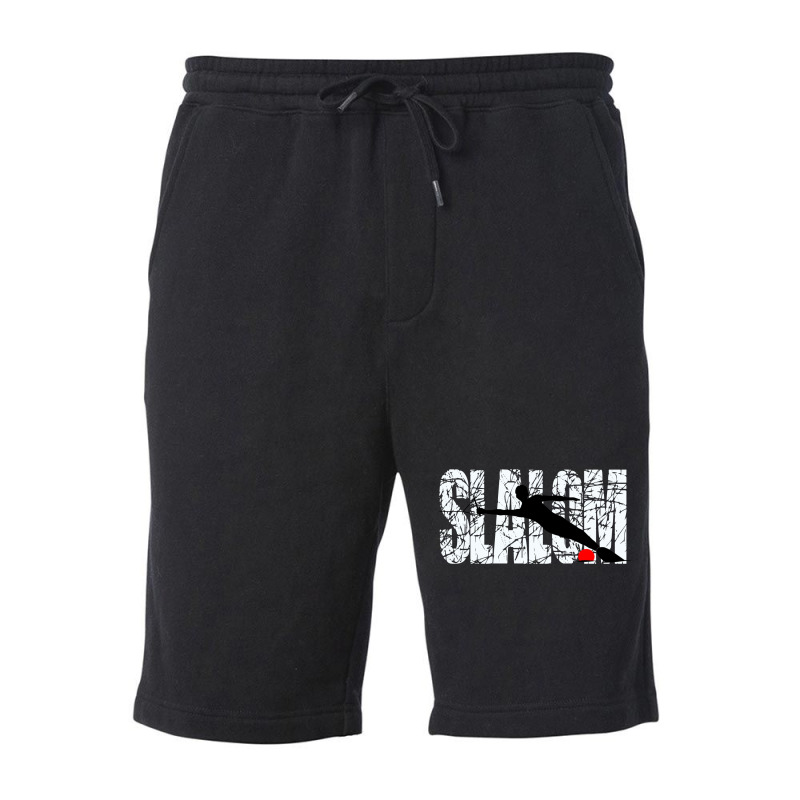 Slalom Water Skier Fleece Short | Artistshot