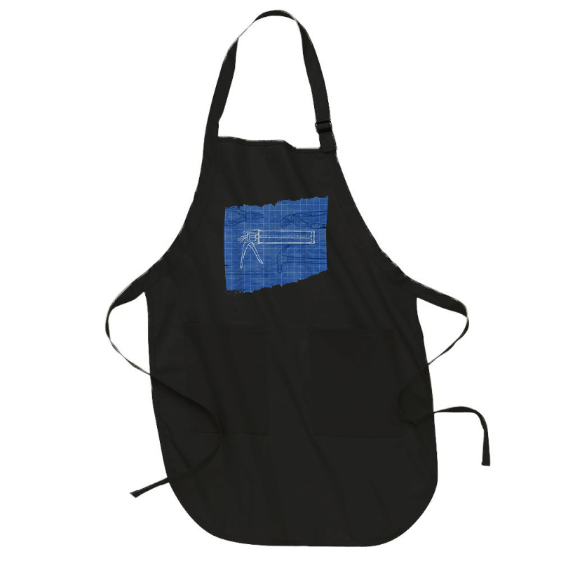 Machinist Tools Blueprint   Cnc Machine Operator T Shirt Full-length Apron | Artistshot