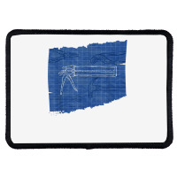 Machinist Tools Blueprint   Cnc Machine Operator T Shirt Rectangle Patch | Artistshot