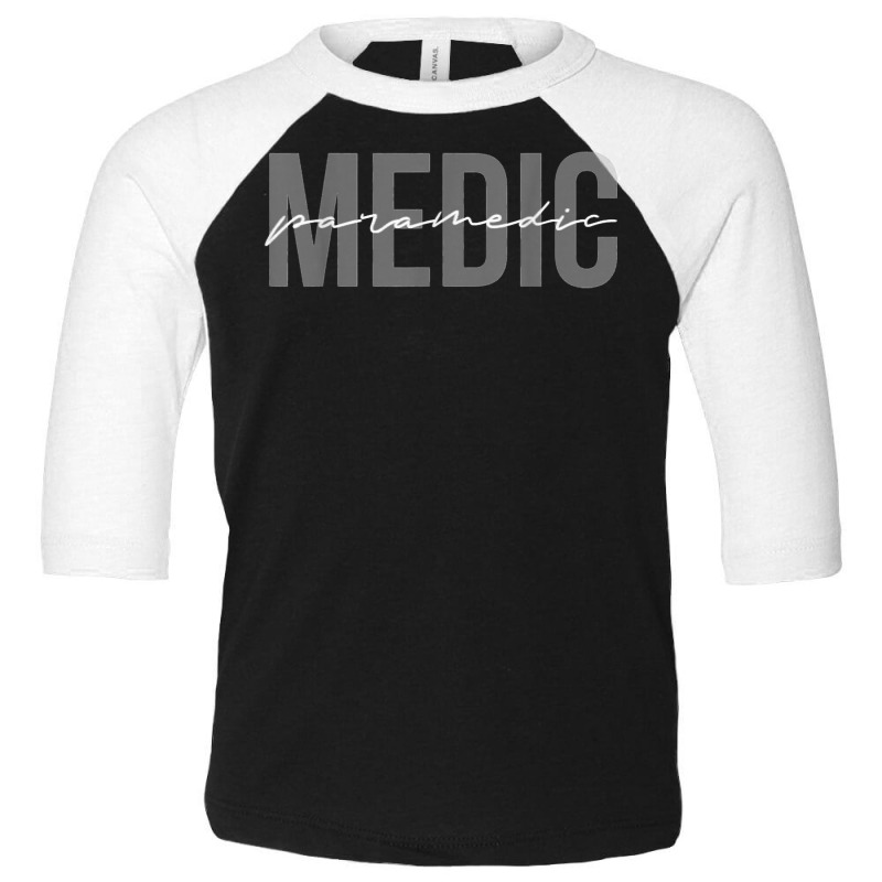 Paramedic Emt Emergency Medical Technician T Shirt Toddler 3/4 Sleeve Tee | Artistshot