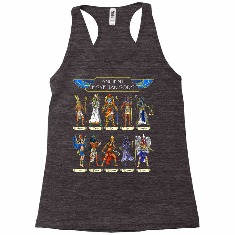 Egyptian Gods Ancient Mythology Pharaoh Anubis Thoth Horus T Shirt Racerback Tank by beansidpeelleo | Artistshot