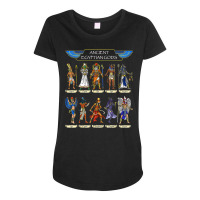 Egyptian Gods Ancient Mythology Pharaoh Anubis Thoth Horus T Shirt Maternity Scoop Neck T-shirt | Artistshot