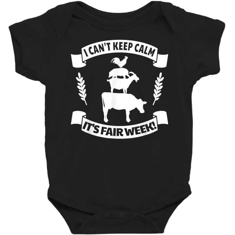 Fun State And County Fair Show   Farm Animal Showing Quote T Shirt Baby Bodysuit by zagelmaglime | Artistshot