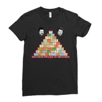 Parks & Recreation Swanson Pyramid Of Greatness T Shirt Ladies Fitted T-shirt | Artistshot