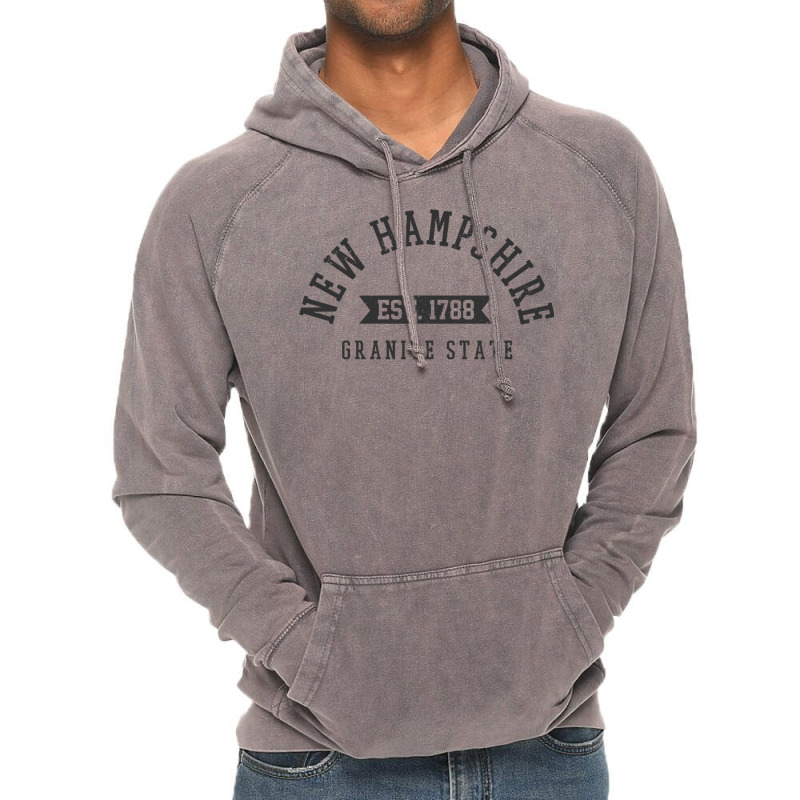 New Hampshire Est. 1788 The Granite State Pullover Hoodie Vintage Hoodie | Artistshot