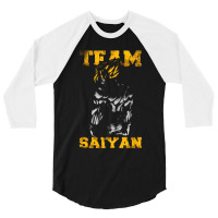 Team Saiyan 3/4 Sleeve Shirt | Artistshot