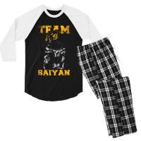 Team Saiyan Men's 3/4 Sleeve Pajama Set | Artistshot