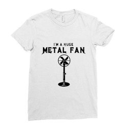huge metal fan Ladies Fitted T-Shirt | Artistshot