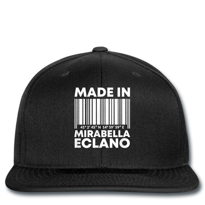 Made In Mirabella Eclano Barcode T Shirt Printed Hat | Artistshot