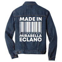 Made In Mirabella Eclano Barcode T Shirt Men Denim Jacket | Artistshot