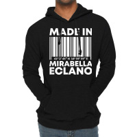 Made In Mirabella Eclano Barcode T Shirt Lightweight Hoodie | Artistshot