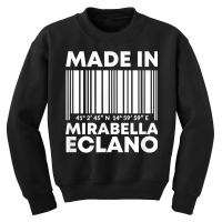 Made In Mirabella Eclano Barcode T Shirt Youth Sweatshirt | Artistshot