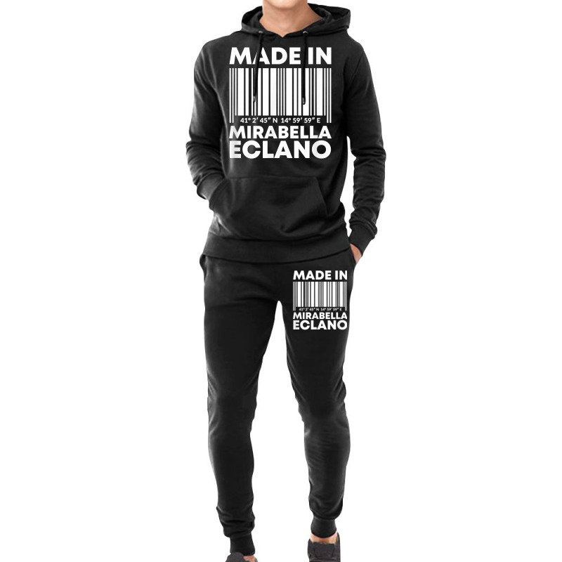 Made In Mirabella Eclano Barcode T Shirt Hoodie & Jogger Set | Artistshot