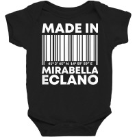 Made In Mirabella Eclano Barcode T Shirt Baby Bodysuit | Artistshot