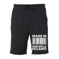 Made In Mirabella Eclano Barcode T Shirt Fleece Short | Artistshot