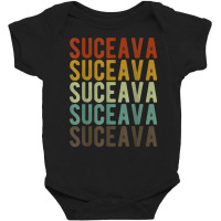 Suceava City Romania Retro T Shirt Baby Bodysuit | Artistshot