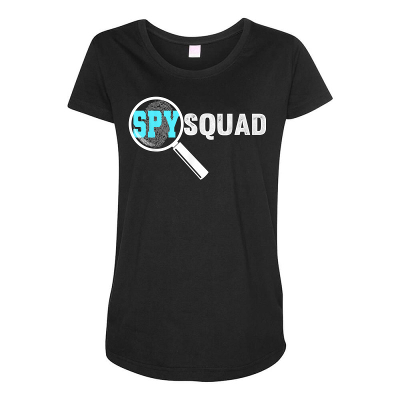 Spy Squad Police Crime Investigator Private Detective Team T Shirt Maternity Scoop Neck T-shirt by riogasehzilahiy | Artistshot