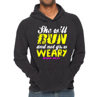 She Will Run And Not Grow Weary Cristian Faith Isaiah 4031 T Shirt Vintage Hoodie | Artistshot