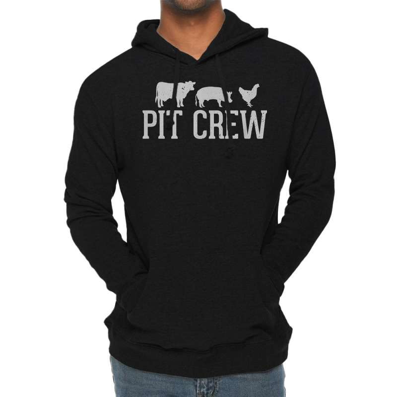 Pit Crew Cow Pig Chicken Barbecue Cookout Grilling Out T Shirt Lightweight Hoodie by swaratpoavonabil | Artistshot