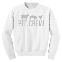 Pit Crew Cow Pig Chicken Barbecue Cookout Grilling Out T Shirt Youth Sweatshirt | Artistshot