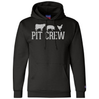 Pit Crew Cow Pig Chicken Barbecue Cookout Grilling Out T Shirt Champion Hoodie | Artistshot