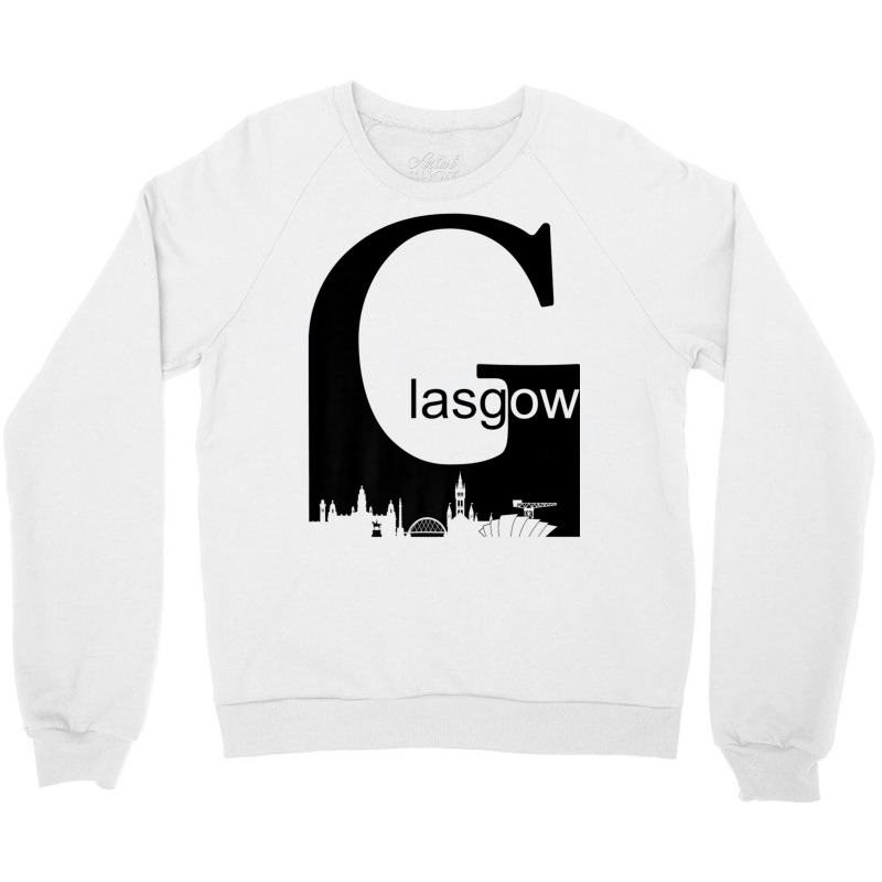 Glasgow Scotland City Skyline Silhouette Style Premium T Shirt Crewneck Sweatshirt | Artistshot