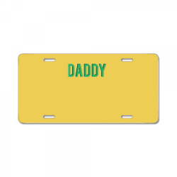 daddy License Plate | Artistshot