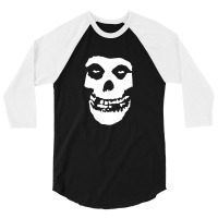 Misfits   Skull 3/4 Sleeve Shirt | Artistshot