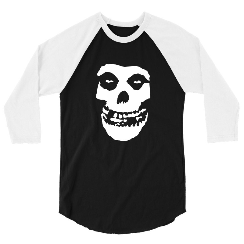 Misfits   Skull 3/4 Sleeve Shirt | Artistshot